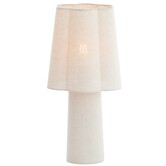 Tafellamp Ø25X50 Cm Musaby linnen wit