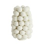 Vaas deco Ø16X24 cm BOYANG keramiek shiny wit