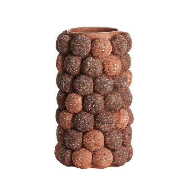 Light en Living Vaas deco Ø19X32,5 cm ZEEËGEL koraal rood