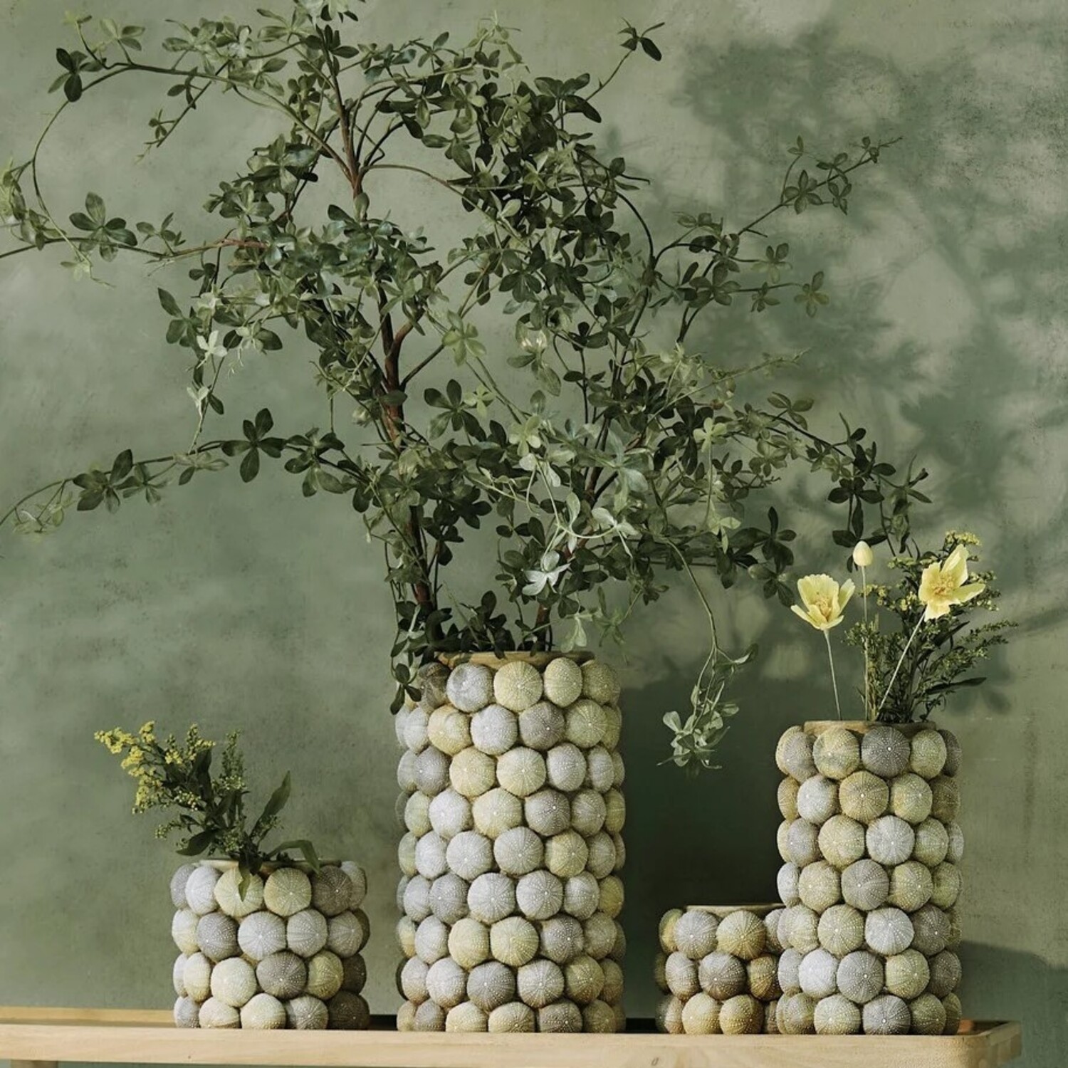 5 stuks olijftakken voor vazen kunstplanten groen stengels