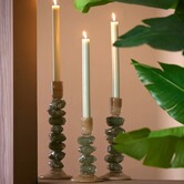 Kandelaar Ø11,5X35 Cm ESTINA groen