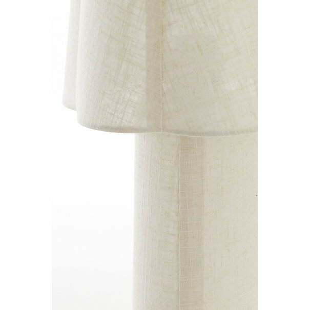 Light en Living Tafellamp Ø25X50 Cm Musaby linnen naturel