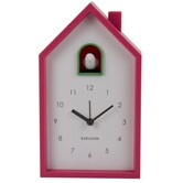 Alarmklok Modern Cuckoo helder roze