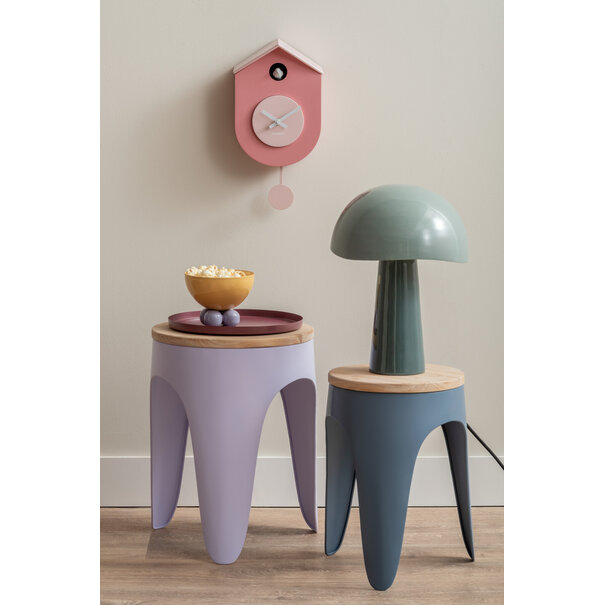 Karlsson Wandklok Grato Cuckoo tan rose met zachtroze