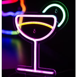 Neon licht Cocktail multi colour