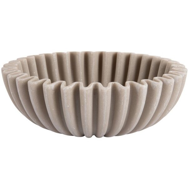 Present Time Schaal Wave medium licht grijs