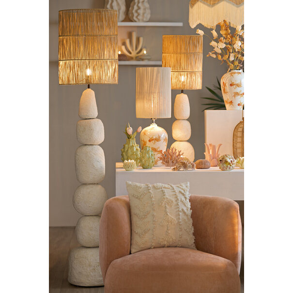 Light en Living Vloerlamp Ø30x135 cm MARREE crème