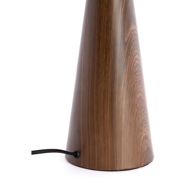 Light en Living Lampvoet Ø14x40 cm DINAN houtprint donkerbruin