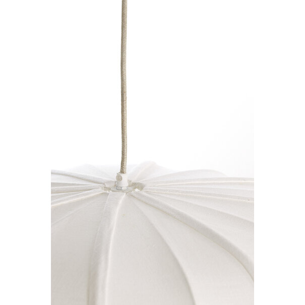 Light en Living Hanglamp Ø60x45 cm ZUBEDO crème