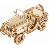 Houten Bouwpakket Army Field Car