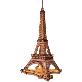 Houten Bouwpakket Night of the Eiffel Tower
