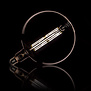 Lichtbron LED filament bol Ø20 0 - E27 8W dimbaar / Smoke grey glas