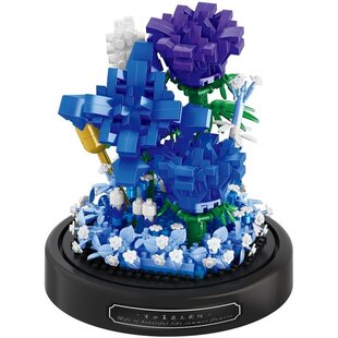 3D Bouwset Blue Enchantress onder stolp