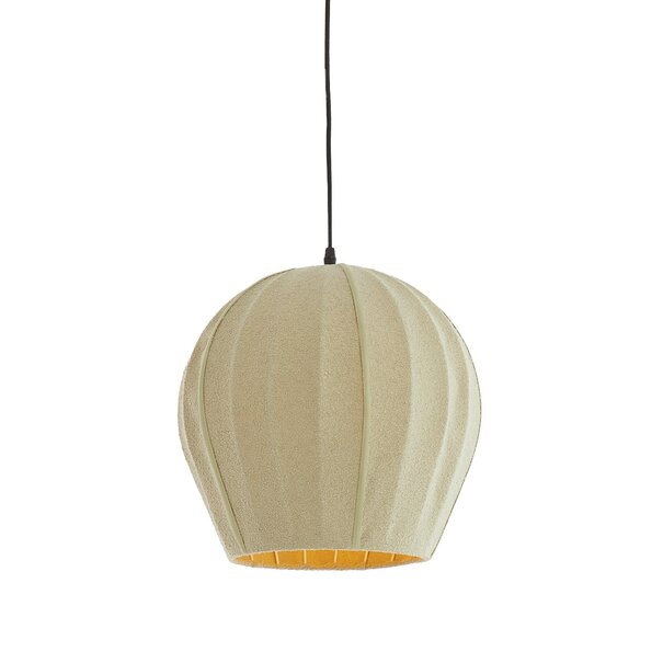 Light en Living Hanglamp Ø35X33 cm ZAGORI bouclé mintgroen