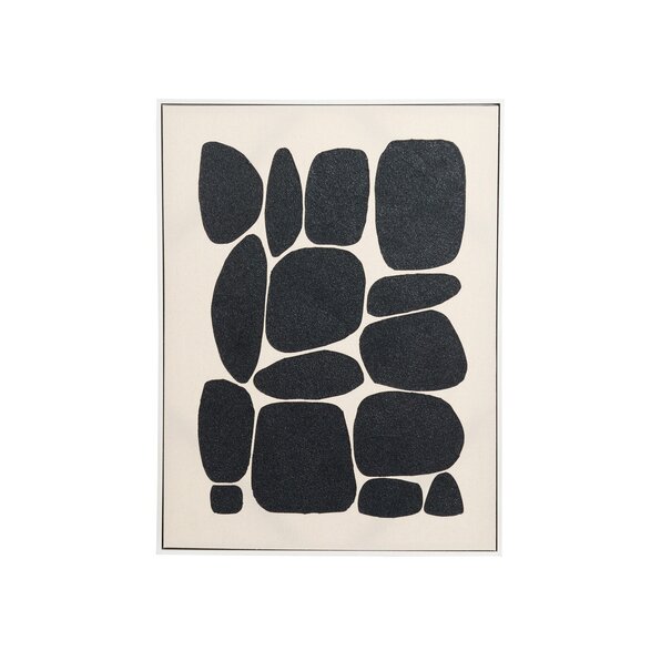 Light en Living Wandornament 60X3,5X80 cm CALDERA creme+zwart