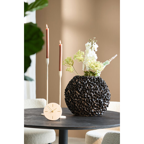 Light en Living Vaas 44x20,5x38,5 cm PHYLIA mat zwart