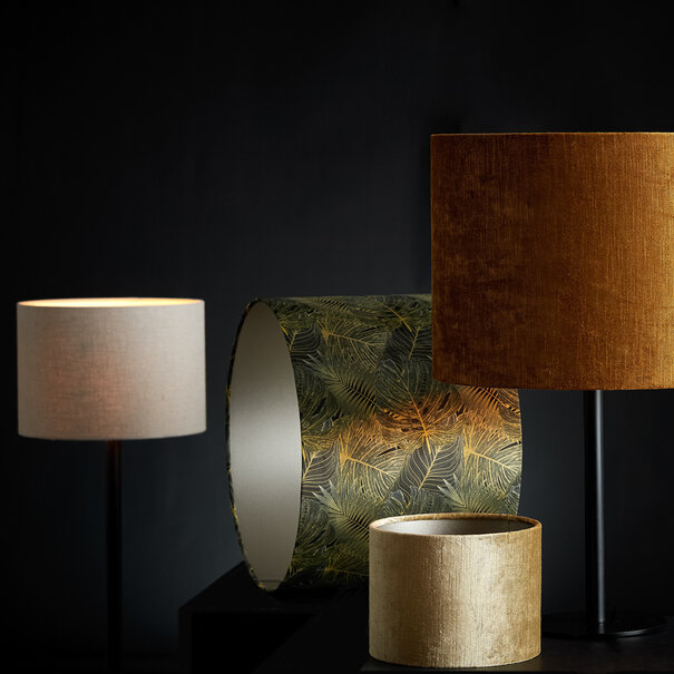 Light en Living Kap cilinder AMAZONE groen -  2 maten