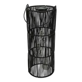 Hanglamp solar LED Fadime L zwart