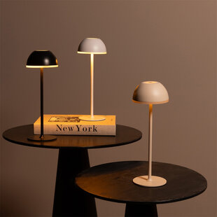 Tafellamp LED Touch Ball crème