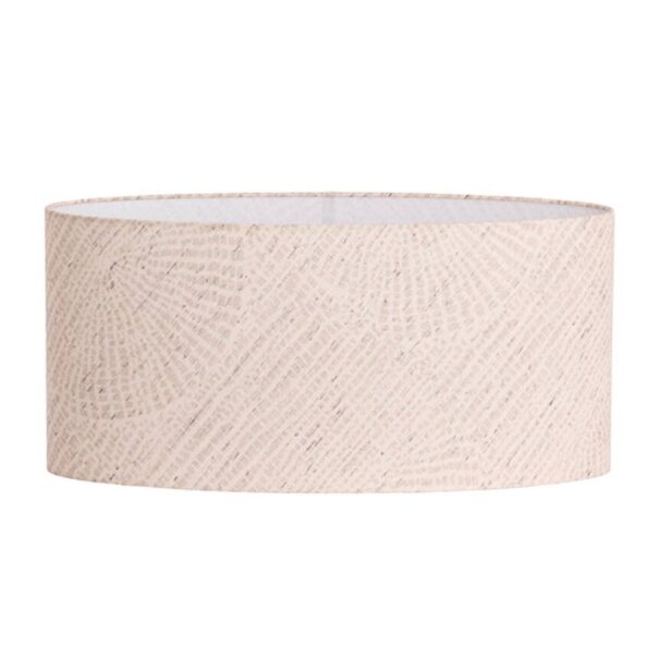 Light en Living Kap ovaal recht smal laag 58-24-27 cm STONE beige