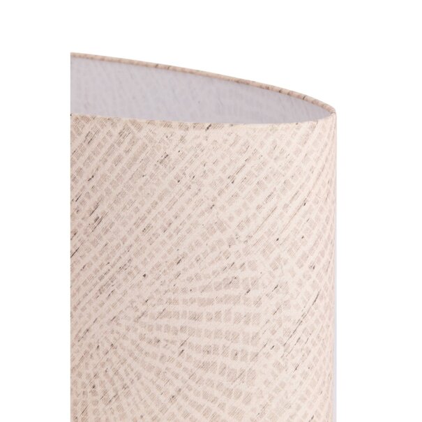 Light en Living Kap ovaal recht smal laag 58-24-27 cm STONE beige