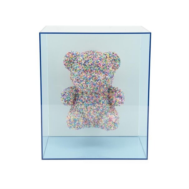 By Boo Ornament Beary in box – blauw