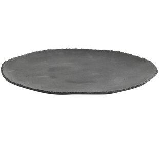 Schaal XIBOR mat zwart - 52x51x2,5 cm