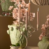 Vaas deco Ø32x32 cm JUANA keramiek  mint groen