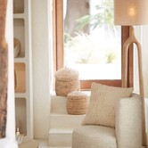 Vloerlamp Ø30x135 cm XITTA hout mat naturel