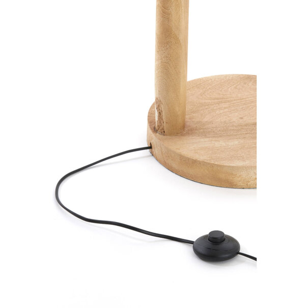 Light en Living Vloerlamp Ø30x135 cm XITTA hout mat naturel