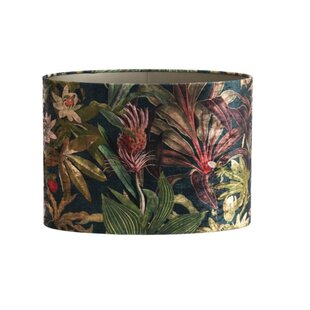 Lampenkap ovaal recht smal 45-21-32 cm PASSION glans groen