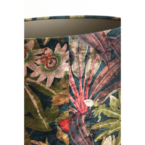 Light en Living Lampenkap ovaal recht smal 45-21-32 cm PASSION glans groen