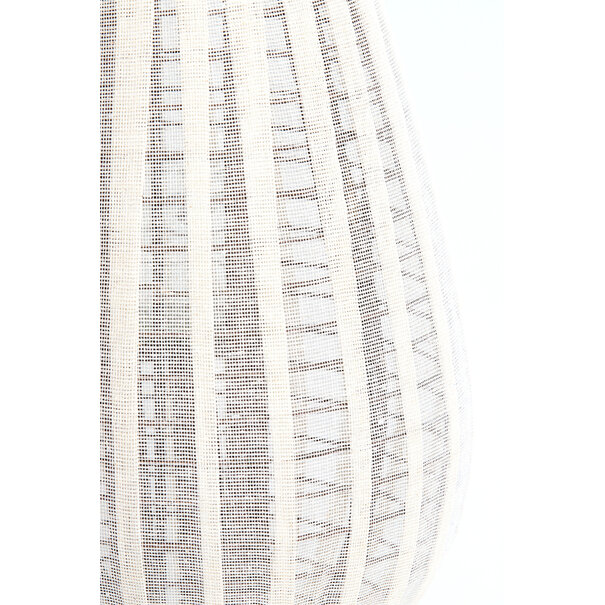 Light en Living Windlicht Ø38X70 cm DAZIO Linen Natural+donkerbruin hout