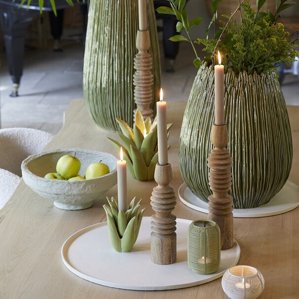 Light en Living Schaal Ø40x1,5 cm MAES crème