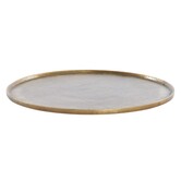 Schaal Ø50x1,5 cm MAES antiek brons