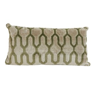 Kussen 60x30 cm JEMBANA zand+olijf groen