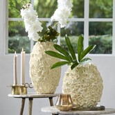 Vaas deco Ø28x29 cm AGELLO crème