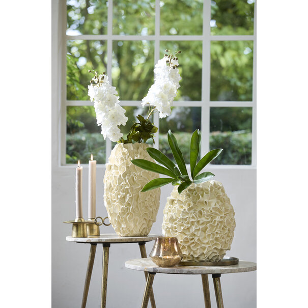 Light en Living Vaas deco Ø28x29 cm AGELLO crème