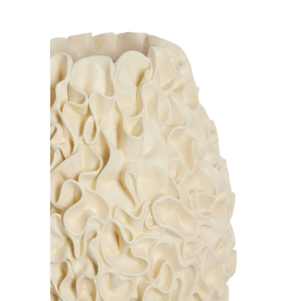 Light en Living Vaas deco Ø26x39,5 cm AGELLO crème