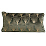 Kussen 60x30 cm JANISE groen-goud