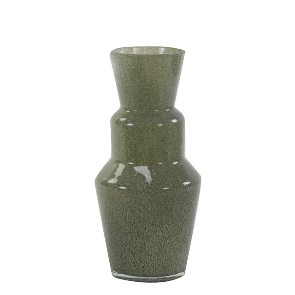 Light en Living Vaas TROSMU glas  grijs-groen - 2 maten