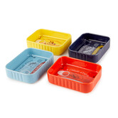 Snackbakjes set Conserverie - 4 kleuren