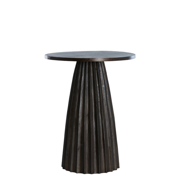 Light en Living Bijzettafel Ø40x51 cm VEGLIA mat donker bruin