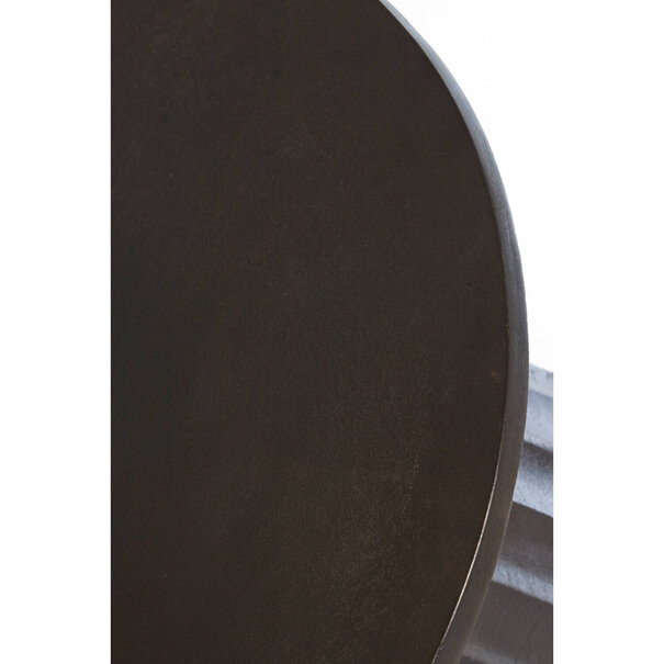 Light en Living Bijzettafel Ø60x38 cm VEGLIA mat donker bruin