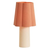 Tafellamp Ø25X50 Cm Musaby wit+roze