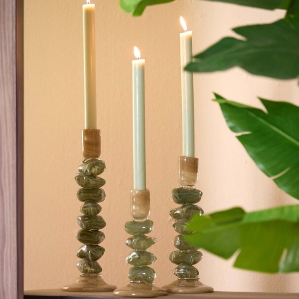 Light en Living Kandelaar Ø11,5X29,5 cm ESTINA groen