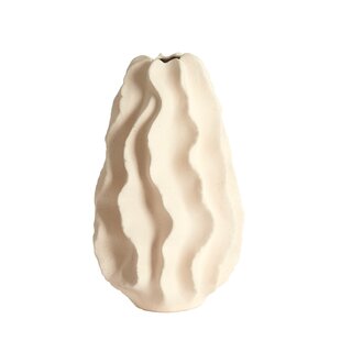 Vaas Deco Ø22,5X37,5 cm NELANI mat crème