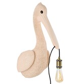 Wandlamp 33x28x63 cm PELICAN lichtroze