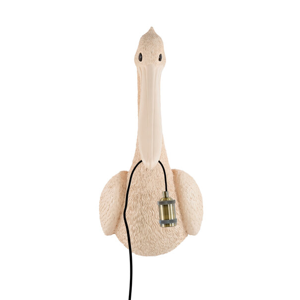 Light en Living Wandlamp 33x28x63 cm PELICAN lichtroze