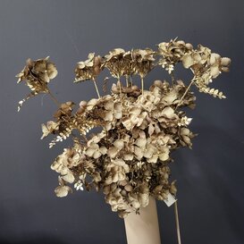 Kunsttak Hydrangea bruin